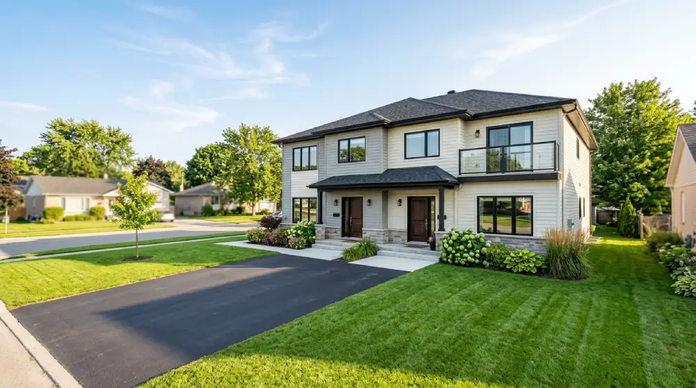 Real estate investment property representing a 1031 exchange transaction